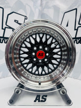 15” AS-7154 MESH  BLACK 4/100 4/114 wheels